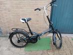 Zwarte plooifiets, Fietsen en Brommers, Ophalen, Gebruikt, Totaal opvouwbaar, Overige merken