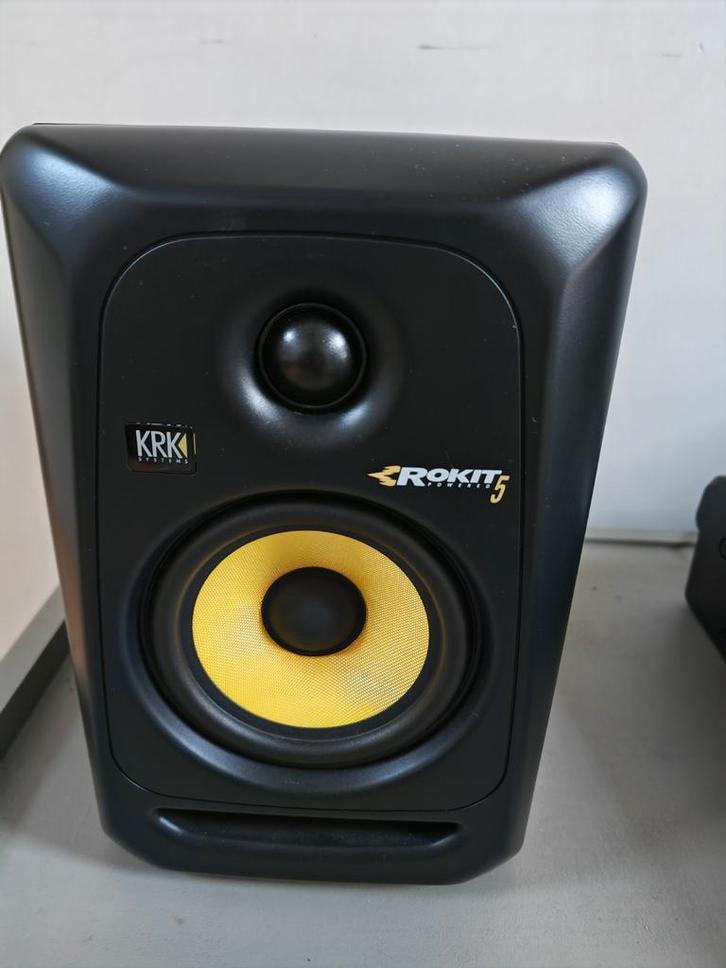 2 KRK RP5 G3 actieve studiomonitors, Musique & Instruments, Amplis | Clavier, Moniteur & Sono, Enlèvement