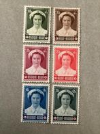 Belgische zegels nrs 912/17, Postzegels en Munten, Spoor van plakker, Koninklijk huis, Frankeerzegel, Ophalen of Verzenden