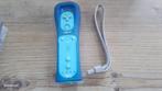 Blauwe remote controller voor Nintendo Wii. Met motion plus, Verzenden, Zo goed als nieuw