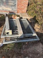 Ijzeren dubbele vleugel poort, 200 cm ou plus, Portail battant, Comme neuf, Enlèvement