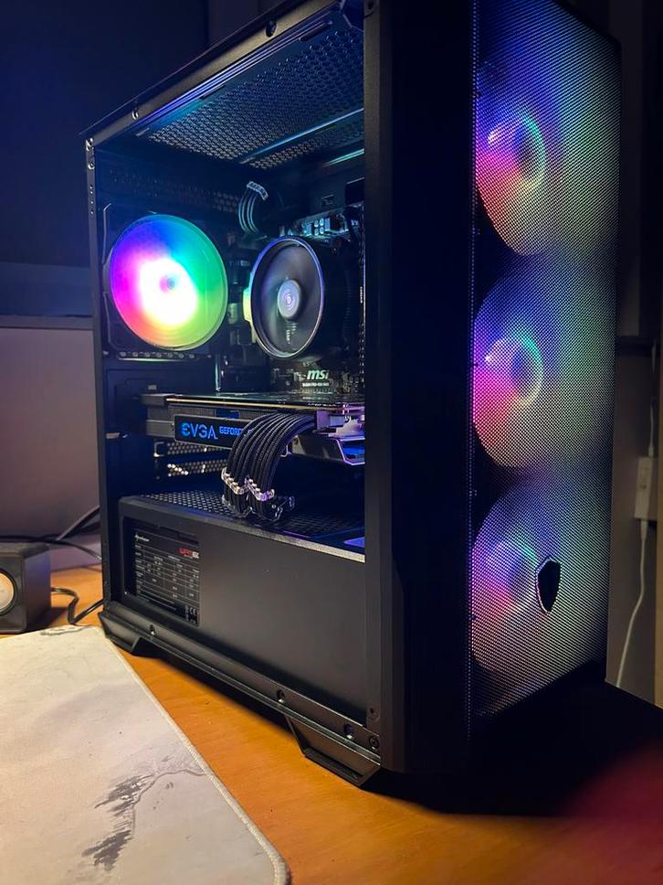 Gaming-pc|r5 5500|GTX 1080, Computers en Software, Desktop Pc's, Zo goed als nieuw, 3 tot 4 Ghz, SSD, 16 GB, Met videokaart, Gaming