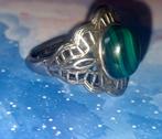 Malachite ring, Ophalen of Verzenden, Zo goed als nieuw
