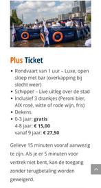 2 tickets rondvaart Amsterdam, Deux personnes