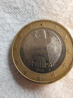 2 pièces allemandes 1€ de 2002 G, Timbres & Monnaies, Monnaies | Europe | Monnaies euro, Enlèvement