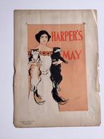 Maître de  l’affiche  Harper’s magazine Planche 120 de 1895, Antiquités & Art, Enlèvement ou Envoi