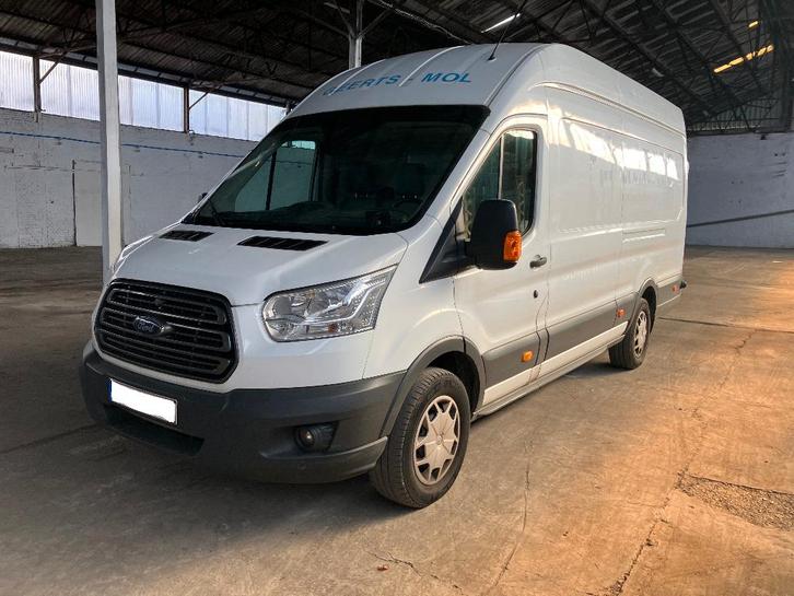 Ford Transit L4H3 2017 - 2.0 TDCi - 4 Meter laadruimte, Autos, Camionnettes & Utilitaires, Entreprise, ABS, Caméra de recul, Phares directionnels