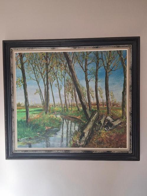 Schilderij Vlaamse Ardennen, Antiek en Kunst, Kunst | Schilderijen | Klassiek, Ophalen