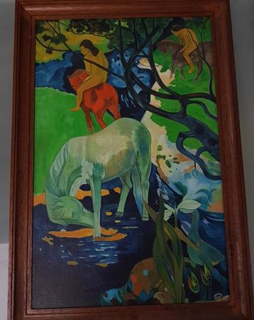 Peinture de Gauguin sur toile