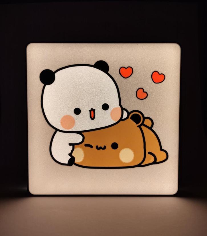 Bubu & Dudu Lamp – Schattig LED Nachtlampje USB, Huis en Inrichting, Lampen | Losse lampen, Nieuw, Led-lamp, Minder dan 30 watt