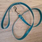 Turquoise riem PU-leer, Dieren en Toebehoren, Ophalen of Verzenden, Nieuw, Hondenriem