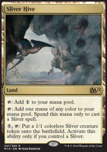 Sliver Hive - M15 - MTG -  NM, Enlèvement ou Envoi