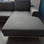 Driepersoons L-hoekzetel type 'Monaco' uit de weba., Ophalen, Hout, 250 tot 300 cm, 100 tot 125 cm