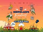 2 tickets zaterdag 7 juni Nerdlandfestival, Tickets en Kaartjes