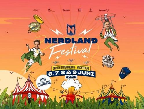 2 tickets zaterdag 7 juni Nerdlandfestival, Tickets en Kaartjes, Overige Tickets en Kaartjes
