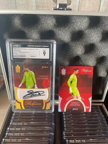 Thibaut courtois handtekening daka belgium  beschikbaar voor biedingen