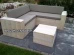 ACTIE!! Steigerhouten Hoekbank/Loungeset! 5 dagen Levertijd!, Steigerhout, Nieuw, Ophalen of Verzenden, Loungeset