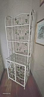 Très belle étagère en fer forgé bar-armoire à vin, Enlèvement ou Envoi