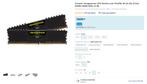 DDR4 Corsair Vengeance LPX, Noir, 2 x 8 Go, 3600 MHz, CAS 18, Computers en Software, RAM geheugen, Ophalen, DDR4, Zo goed als nieuw