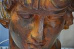 gesigneerd beeld met lamp, Antiek en Kunst, Kunst | Beelden en Houtsnijwerken, Ophalen