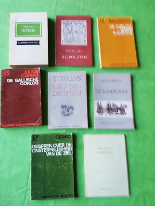 Pakket 8 vertaalboekjes Latijn/Grieks - Reeks Klassieke gale, Livres, Livres scolaires, Utilisé, Latin, Secondaire, Enlèvement ou Envoi