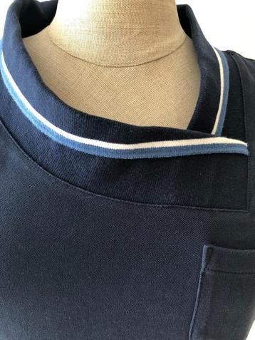RiverWoods:blauwe polo en blauw hemdje met opgezette bloemen beschikbaar voor biedingen