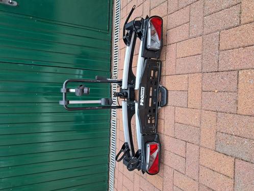 Pro user diamant 60kg draagvermogen, Auto diversen, Fietsendragers, Zo goed als nieuw, Trekhaakdrager, 2 fietsen, Brede banden