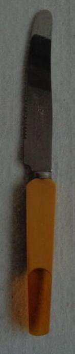 Couteau à fruits Art Déco SOLINGEN BAKELITE 16,3 cm Couteau, Maison & Meubles, Utilisé, Enlèvement ou Envoi