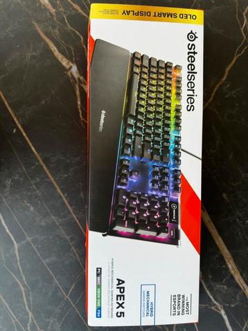 Steelseries APEX 5 RGB gaming toetsenbord QWERTY beschikbaar voor biedingen