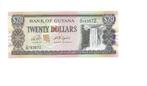 Guyana, 20 Dollars ND(2018), UNC., Postzegels en Munten, Bankbiljetten | Amerika, Ophalen of Verzenden, Zuid-Amerika, Los biljet