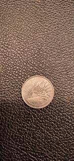 6##    Zimbabwe 50 cent 1990, Postzegels en Munten, Munten | Afrika, Ophalen of Verzenden, Zimbabwe