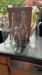 Glazen flessen met sluiting, Ophalen