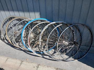 8 retro koersfiets wielen beschikbaar voor biedingen