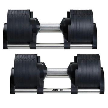 2 x 32 kg Nuobell (ATX) Adjustable Dumbbells beschikbaar voor biedingen