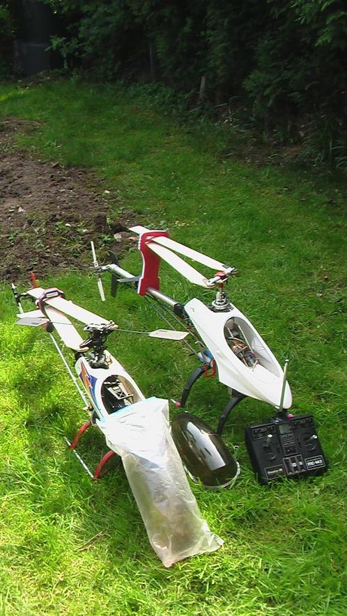 Diversen Elektro en Brandstof heli's te koop, Hobby en Vrije tijd, Modelbouw | Radiografisch | Helikopters en Quadcopters, Zo goed als nieuw
