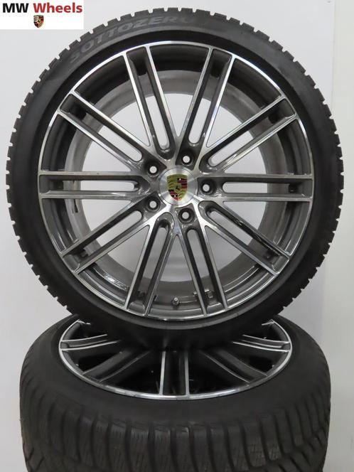 Originele Porsche Panamera 21 inch Turbo velgen winterbanden, Auto-onderdelen, Banden en Velgen, Banden en Velgen, Winterbanden