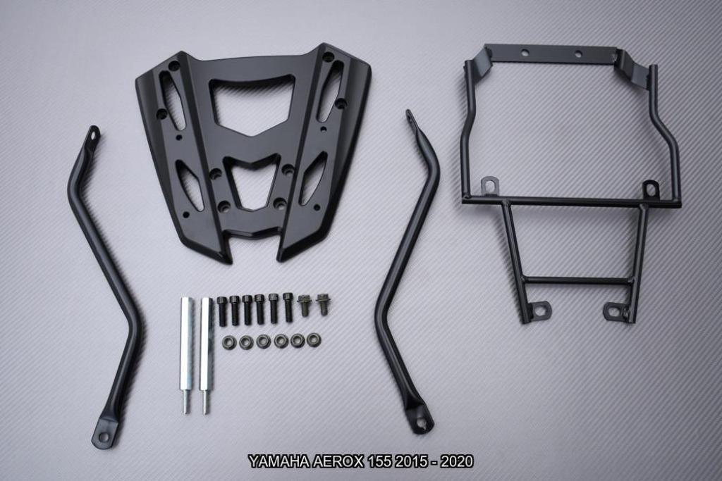 Support Top Case Porte Bagage YAMAHA AEROX 155 2015 - 2020, Motos, Accessoires | Autre, Neuf, Enlèvement ou Envoi