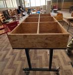 Range vinyle en bois, Ophalen
