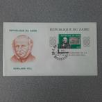 Zaïre envelop 1980 Sir Rowland Hill, Postzegels en Munten, Ophalen of Verzenden