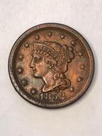 Munt USA one cent 1852 mooie kwaliteit !!, Timbres & Monnaies, Monnaies | Amérique, Enlèvement ou Envoi, Monnaie en vrac, Amérique du Nord