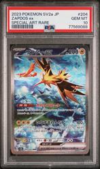 Zapdos ex PSA 10 - 204/165 - Japanese Pokémon Card 151 2023, Hobby en Vrije tijd, Ophalen of Verzenden, Zo goed als nieuw, Losse kaart