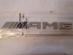 Mercedes Amg koffer logo zilver/ mat zwart / blinkend zwart, Achterklep, Mercedes-Benz, Nieuw, Ophalen of Verzenden