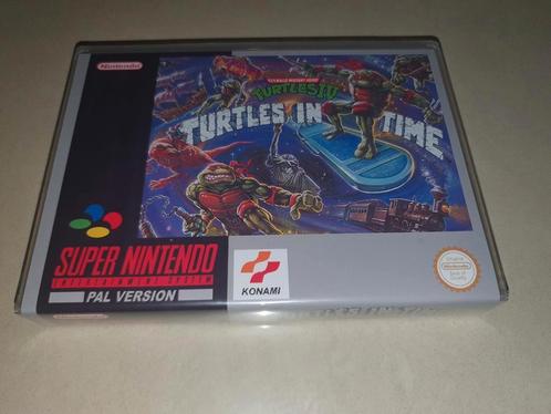 Teenage Mutant Hero Turtles IV Turtles in Time Game Case, Consoles de jeu & Jeux vidéo, Jeux | Nintendo Super NES, Comme neuf