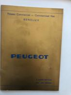 livret ancien livret Peugeot filet commercial BENELUX, Enlèvement ou Envoi