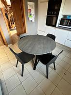 Keukentafel met 4 stoelen, Huis en Inrichting, Ophalen, Zo goed als nieuw