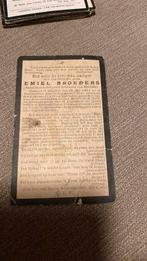 Emiel BROEDERS 1881 Schaffen 1906 Tessenderlo, Verzamelen, Bidprentjes en Rouwkaarten, Verzenden, Bidprentje