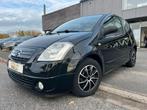 Citroen C2 face 2 in benzine slechts 49.939km, Voorwielaandrijving, 4 zetels, Stof, Zwart