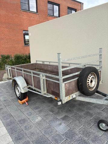 Verstevigde aanhangwagen remorque van 3 m!! beschikbaar voor biedingen