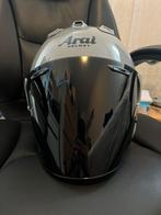 Arai helm grijs nardo grey met headset gloednieuw, Motoren, Ophalen of Verzenden, M, Arai