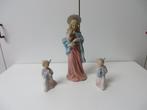Mariabeeld met engeltjes in biscuit porselein, Antiquités & Art, Enlèvement ou Envoi